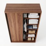 Lemari Pakaian Kayu Jati Pintu Sliding Minimalis Premium - Image 4