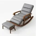 Luxury Ergo-Rocking Chair & Ottoman Set